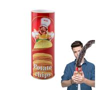 Snakes in a Can | Realistic Potato Chip Snake Can Surprise | Gag Pranks, Halloween Jokes Toys, Frightened Hilarious Jump Spring Toy for April Fools' Day