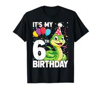 Snakes It's My 6th Birthday 6 Year Old T-Shirt
