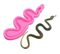 Snakes Shape Silicone Mold Reptile Animal Silicone Mold Simulation Serpent Shape Resin Casting Mould for Home Decoration
