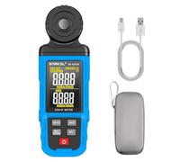 SNAKOL Digital UV Illuminometer High-Precision Ultraviolet Radiation Illuminance Meter UVA/UVB/UVC Measurement (SK-8303A)