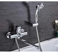 SnamicE Bathroom Fixture Sets Faucets 1 Set Set Bath Shower Tap Bathroom Shower Set Bathtub Faucet Waterfall Shower Head,