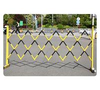 SnamicE Expandable Metal Barricade,Safety Folding Barricade,Traffic Fence Folding Barricade Barrier Suitable for Places with Large Crowds in Schools and Airports,Red-120x800cm,Yellow-120x700cm