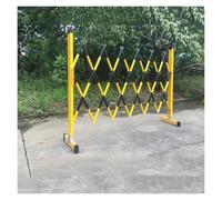 SnamicE Expandable Metal Barricade,Traffic Fence,Mobile Barricade Folding Barricade Barrier Safety Construction Fence Guardrail for School Construction Sites,Red-120x250cm,Yellow-120x800cm