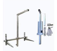 SnamicE High-Altitude Air Conditioning Installation Tools, 1-3HP Folding Bracket Lifting Crane with 10m Winch - Outdoor Unit Support & Lifting Solutions,Only 1-3hp Folding Brackets