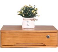 SnamicE Lockable MultiLayer Solid Wood A4 Drawer Storage BoxSecure Stylish Filing Solution for Home & Office DesktopElegant Organizer for Documents & Supplies,A-1 drawer