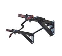 SnamicE Pull-Up Bars Wall-Mounted Chin Up Bar, Steel Horizontal Bar, Multifunctional Sandbag Rope Hanger, Curved Design To Protect The Head, Load 400Kg,