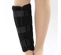 SnamicE Shank Calf Support Night Splint Support Joint Brace, Tibia and Fibula Fracture Orthosis External Adjustable Fixation Strap Wrap Sleeve Belt Protector,Right-M