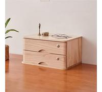 SnamicE Solid Wood Filing Cabinet,Fully Assembled,Lockable Storage Box,1/2/3/4 Drawers,Office & Home,A4/Letter File With Desk Drawer,E-3 layer,B-2 layer