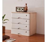 SnamicE Solid Wood Filing Cabinet,Fully Assembled Storage Box With Lock,A4 Letter,1-4 Drawer Home Office Cabinet,3-Tier Desk Drawer Solution For Workspace,E-4 layer,A-4 layer