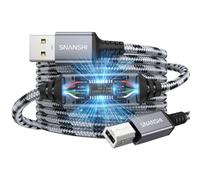 SNANSHI USB Printer Cable 12m - Active USB2.0 A to B Printer Cable - Stable Connection, Plug & Play Compatible with HP, Canon, Brother, Dell, Epson, Lexmark, Xerox, and More
