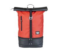 Snap - Backpack - Roll Top 25L - Grenadine & Black in Recycled Polyester - Red Red one size
