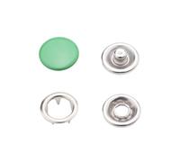 Snap Button Fastener,Press Studs,40Sets Metal Snap Buttons, 9.5mm Circular Metal Snap Buttons, Metal Press Studs for Handbag Crafting, Clothing Repair