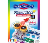 Snap Circuits Flight Deck | Science/STEM Toy kit | Ages 8+ | Construction Gift for Boys and Girls | 5+ Projects | Discovery Kit