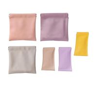 Snap Closure Cosmetic Organizer Waterproof PU Pouch Ergonomic Design Portable Snap Closure Cosmetic Pouch for Travel or Daily Use, Oh!