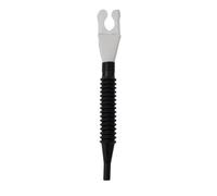 Snap Design Flexible Oil Funnel Tool with Foldable and Reshapeable Features, Wide Spout for Quick Filling and Draining in Various Machinery (White)