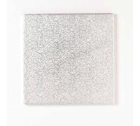 Snap Dragon 30 cm Square Cake Board, Silver