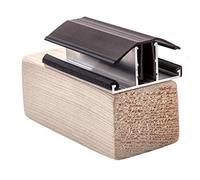 Snap Fit Glazing Bars for 10mm, 16mm, 25mm Polycarbonate Roofing Sheet (2500mm, Brown)