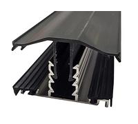 Snap Fit Glazing Bars for 10mm, 16mm, 25mm Polycarbonate Roofing Sheet (2500mm, White)