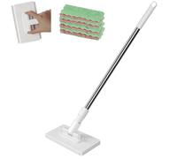Snap Grip Mini Mop, Convenient Cloth Changing Mini Mop, 360°Automatic Cloth Changing Mops for Window, Kitchen Cabinet, Mirror, Furniture (1Pc)