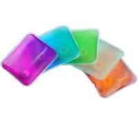 Snap It Hot/Cold Reusable Gel Heating Pad. Pain Relief! (Pocket (Hand Warmer), Assorted Colors - 5 Pack)