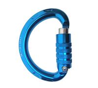 snap lock hooks, 20KN Semi-Circle Half-Moon Buckle Auto-lock Carabiner Locking For Rock Climbing Caving Paraglider Tree Climb Arborist Harness