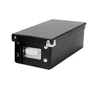 Snap-N-Store Index Card Holder Storage Box - Collapsible Organizer Box fits 1100 Flash Cards - Business, Recipe, or Note Card - 4 x 6, 1 Pack, Black