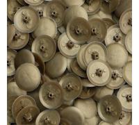 Snap-On Bifix Cover Caps To Use with Phillips Ph2 & Pozidrive Pz2 Pozi Screws - Pack Of 50 Biffix Covers : Copper Tone Colour