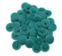 Snap-On Bifix Cover Caps to Use with Phillips Ph2 & Pozidrive Pz2 Pozi Screws - Pack of 50 Biffix Covers : Teal Green