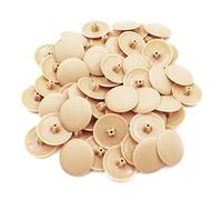 Snap-On Bifix Cover Caps to Use with Phillips Ph2 & Pozidrive Pz2 Pozi Screws - Pack of 50 Biffix Covers : Almond Ivory