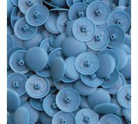 Snap-On Bifix Cover Caps To Use with Phillips Ph2 & Pozidrive Pz2 Pozi Screws - Pack Of 50 Biffix Covers : Reef Blue