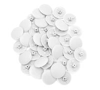 Snap-On Bifix Cover Caps to Use with Phillips Ph2 & Pozidrive Pz2 Pozi Screws - Pack of 50 Biffix Covers : Off White