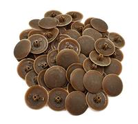 Snap-On Bifix Cover Caps to Use with Phillips Ph2 & Pozidrive Pz2 Pozi Screws - Pack of 50 Biffix Covers : Weathered Copped Brown