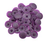 Snap-On Bifix Cover Caps to Use with Phillips Ph2 & Pozidrive Pz2 Pozi Screws - Pack of 50 Biffix Covers : Aubergine Purple