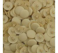 Snap-On Bifix Cover Caps To Use with Phillips Ph2 & Pozidrive Pz2 Pozi Screws - Pack Of 50 Biffix Covers : Gold Coloured