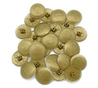 Snap-On Bifix Cover Caps to Use with Phillips Ph2 & Pozidrive Pz2 Pozi Screws - Pack of 50 Biffix Covers : Brass Coloured