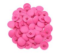 Snap-On Bifix Cover Caps to Use with Phillips Ph2 & Pozidrive Pz2 Pozi Screws - Pack of 50 Biffix Covers : Fuchsia Pink