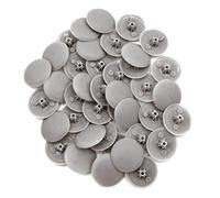 Snap-On Bifix Cover Caps to Use with Phillips Ph2 & Pozidrive Pz2 Pozi Screws - Pack of 50 Biffix Covers : Silver Grey