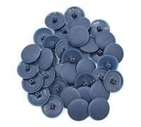 Snap-On Bifix Cover Caps to Use with Phillips Ph2 & Pozidrive Pz2 Pozi Screws - Pack of 50 Biffix Covers : Mill Blue