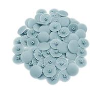 Snap-On Bifix Cover Caps to Use with Phillips Ph2 & Pozidrive Pz2 Pozi Screws - Pack of 50 Biffix Covers : Cloud Blue