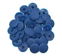 Snap-On Bifix Cover Caps to Use with Phillips Ph2 & Pozidrive Pz2 Pozi Screws - Pack of 50 Biffix Covers : Royal Blue