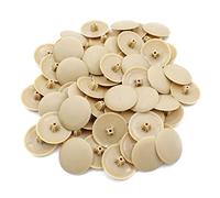 Snap-On Bifix Cover Caps to Use with Phillips Ph2 & Pozidrive Pz2 Pozi Screws - Pack of 50 Biffix Covers : Sahara Dune Cream