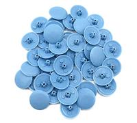 Snap-On Bifix Cover Caps to Use with Phillips Ph2 & Pozidrive Pz2 Pozi Screws - Pack of 50 Biffix Covers : Sea Blue