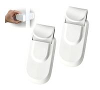 Snap On Door Lock Child Safety Lock, No Tools Required Child Proof Door Handle Lock for 3.5 cm Thick Doors, Toddler Pet Safety Door Stopper for Bedroom Bathroom Storage Room