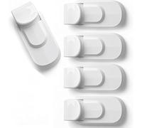 Snap on Door Lock for,Automatically Locks Upon Closing,Bi-Directional Operation Supported,No Drilling,Pet Proof Locks Can't Reach or Defeat,Fits Most Door Handles. (5PCS)