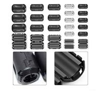 Snap-on Ferrite Choke Kit 24PCS for Stabilizing Signal on Home Office Studio and Network Infrastructure Cables