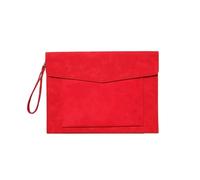Snap-on File Information kit Simple Portable Rope Storage Bag-Double Briefcase-(Large+Portable Rope)-China red