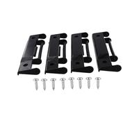 Snap-On Hinge Replacement Kit for Igloo Trailmate Journey 70 Qt Cooler, Heavy Duty Plastic Lid Repair with Screws, 2 or 4 Pack