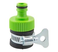 Snap-On Hose Tap Connector With Steel Clip Roots & Shoots