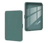 Snap-On Locking Case with Auto Wake/Sleep for 6" Kobo eReader - Clear Acrylic Back Cover MidnightGreen