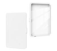 Snap-On Locking Case with Auto Wake/Sleep for 6" Kobo eReader - Clear Acrylic Back Cover White